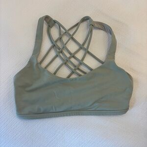 Lululemon Crisscross Back Sports Bra - Sage